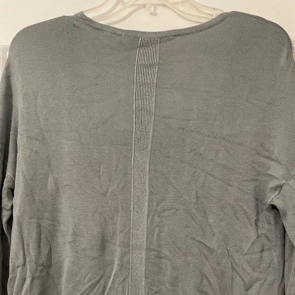 NWT Soft Surroundings Shimmer blue Longsleeve top - Picture 8 of 8
